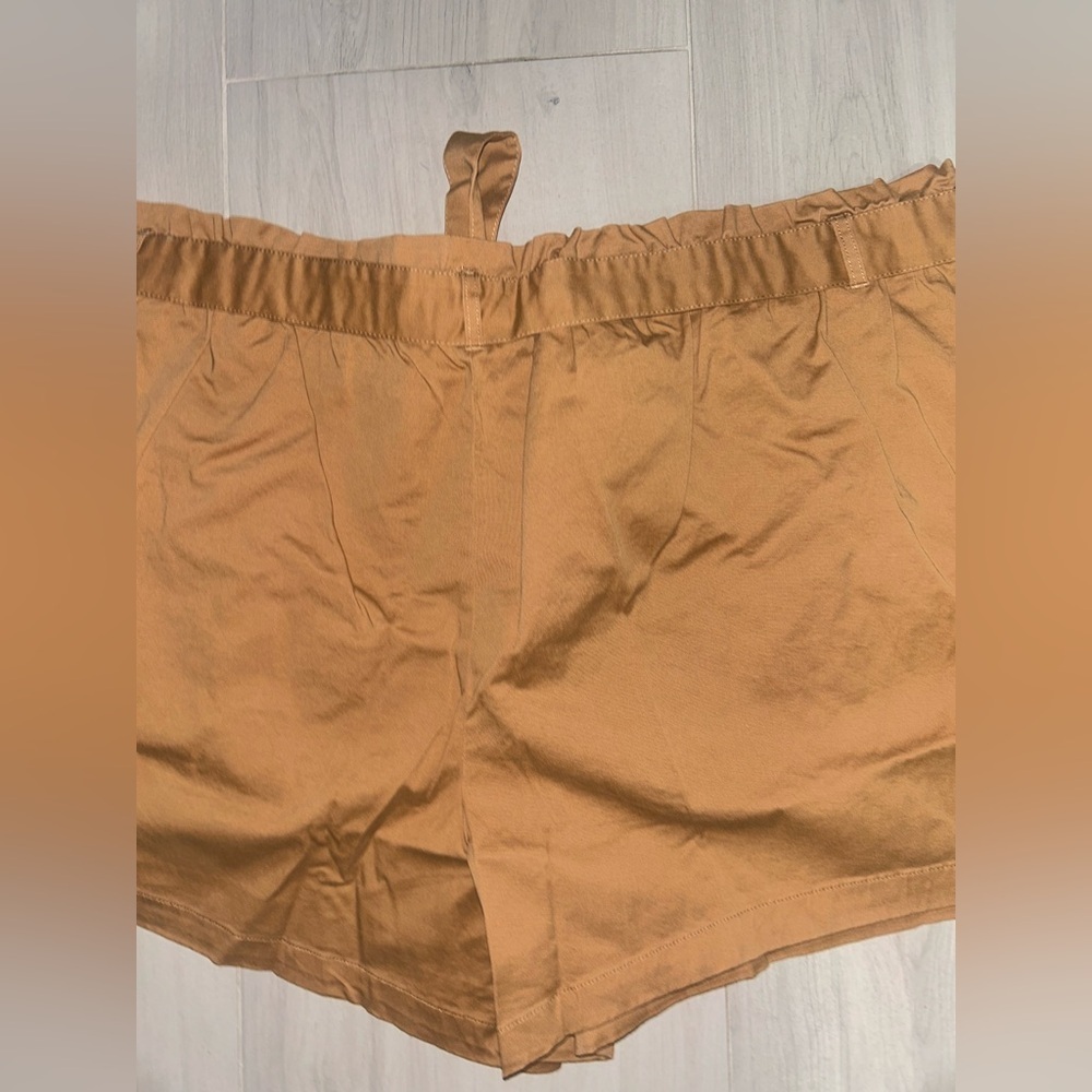 NEW Candace Cameron Bure Paperbag Tie Waist Short Size 3XP - Picture 7 of 8